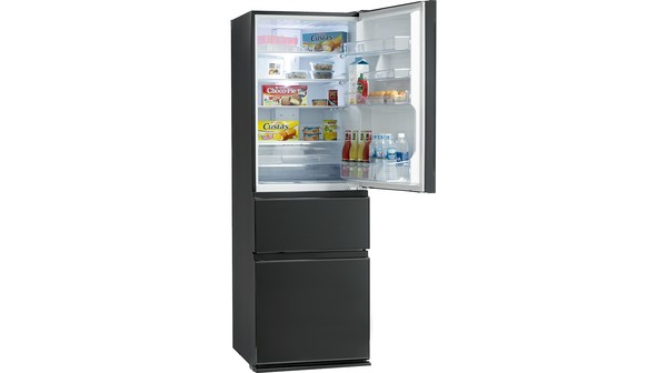Tủ lạnh Mitsubishi Electric Inverter 450 lít MR-CGX56EP-GBK-V Đen cửa tủ trên mở