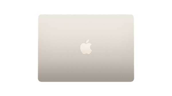 Laptop Macbook M2 2022 13,6 inch 8C MLY13SA/A Trắng mặt lưng