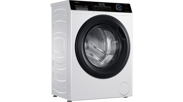 Máy giặt Aqua Inverter 10 kg AQD-A1000G.W mặt nghiêng