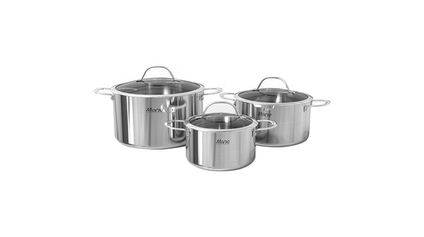 Bộ nồi inox đa lớp Sunhouse SHG701