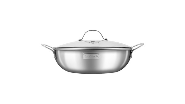 Chảo xào Inox 3 đáy Elmich Tri-Max 28cm EL-3797