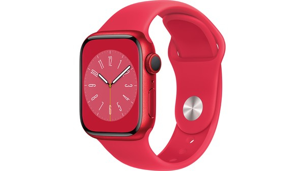 Apple Watch S8 LTE 41mm viền nhôm dây silicone Đỏ MNJ23VN/A