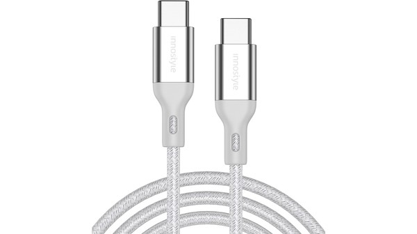 Cáp sạc Innostyle Powerflex USB-C to USB-C 1.5M 60W ICC150AL Bạc