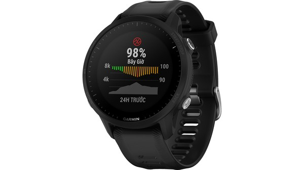 Đồng hồ thông minh Garmin Forerunner 955, không có Solar, SEA, Đen