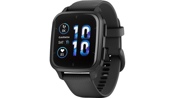 Đồng hồ thông minh Garmin Venu Sq 2 Music, Đen/Đá phiến