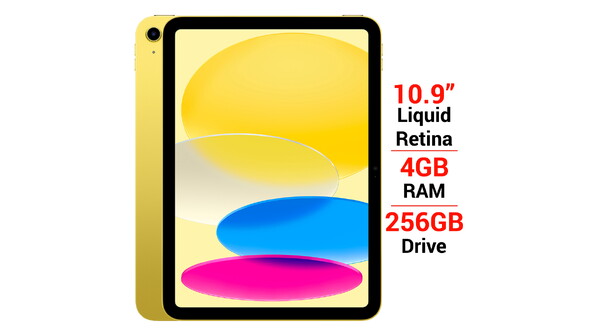 iPad Gen 10 Wifi 256GB 10.9 inch MPQA3ZA/A Vàng (2022)