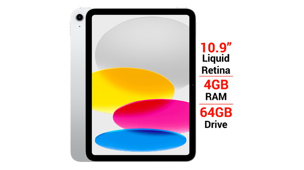 iPad Gen 10 Wifi 64GB 10.9 inch MPQ03ZA/A Bạc (2022)
