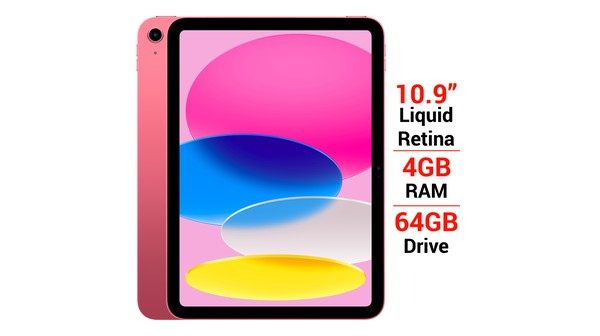 iPad Gen 10 Wifi 64GB 10.9 inch MPQ33ZA/A Hồng (2022)