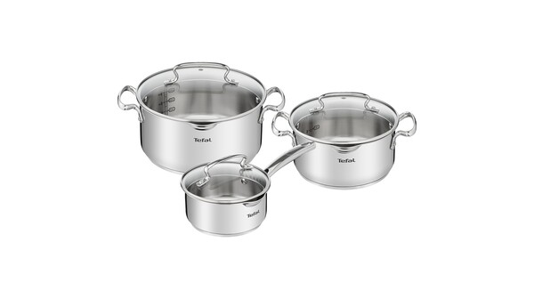 Bộ 3 nồi inox Tefal Duetto Plus G719S674