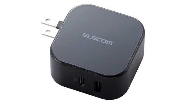 Củ sạc PD 2 cổng Type-C & USB-A Elecom MPA-ACCP20 Đen