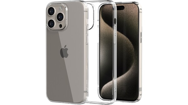 Ốp lưng iPhone 15 Pro Max Mipow trong suốt Tempered PS15D-CR