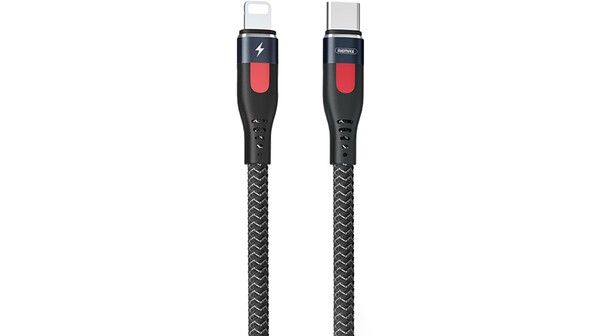 Cáp sạc Remax Type-C to Lightning RC-188i Đen