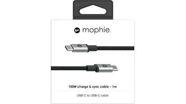 Cáp Mophie USB-C to USB-C (100W) 1M Đen