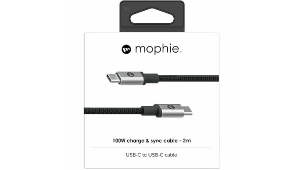 Cáp Mophie USB-C to USB-C (100W) 2M Đen