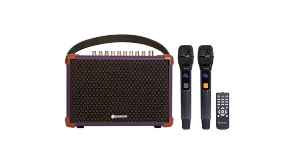 Loa karaoke xách tay Sumico Bella 42 Tím