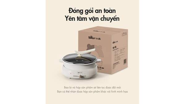 Nồi lẩu nướng đa năng Bear DHG-C40W2