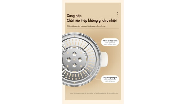 Nồi lẩu nướng đa năng Bear DHG-C40W2