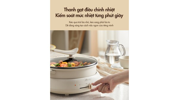Nồi lẩu nướng đa năng Bear DHG-C40W2
