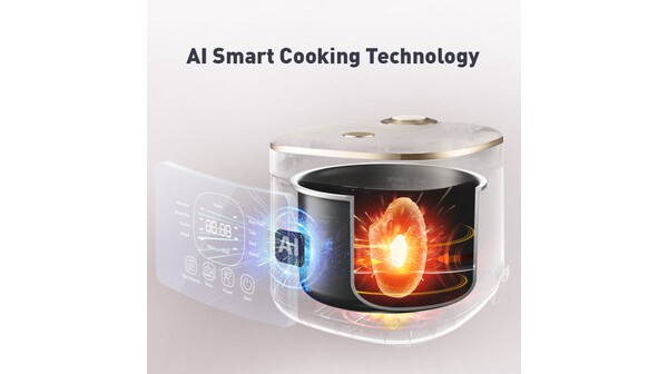 Nồi cơm điện tử Tefal 0.7 lít RK515168