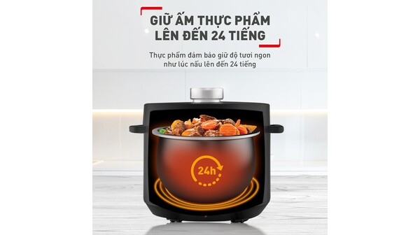 Nồi áp suất điện Tefal 5 lít CY754830