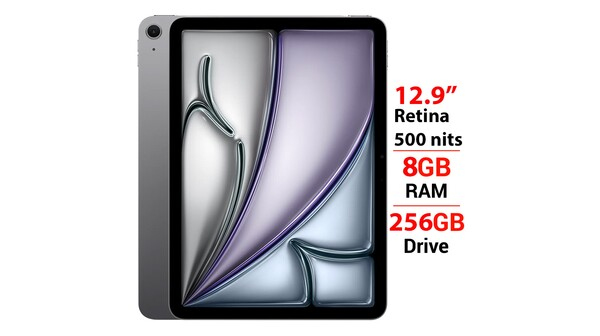 Máy tính bảng iPad Air M2 12.9 inch Wifi Cellular 256GB MV6V3ZA/A Xám