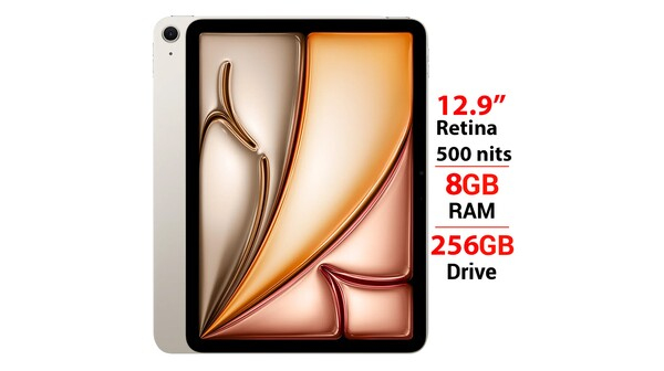 Máy tính bảng iPad Air M2 12.9 inch Wifi 128GB MV293ZA/A Vàng