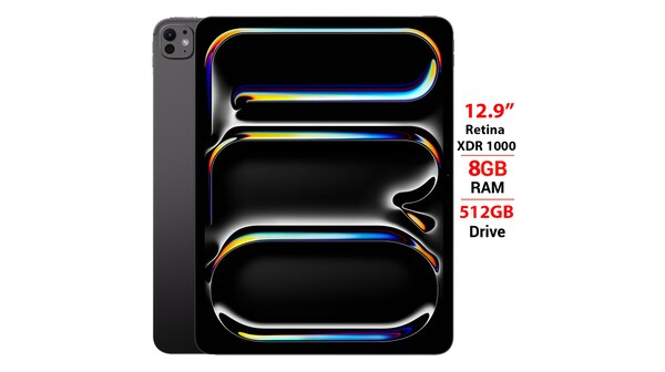 Máy tính bảng iPad Pro M4 12.9 inch Wifi Cellular 512GB MVXU3ZA/A Đen