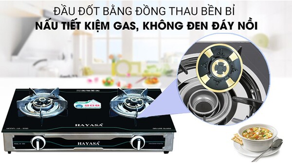 Bếp gas đôi Hayasa HA-9200