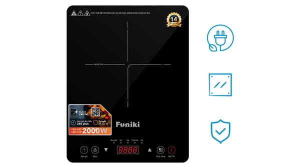 Bếp từ đơn Funiki HSD8138 (tặng kèm nồi)