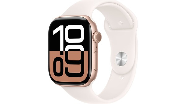 Apple Watch 10 GPS Cellular 42mm Rose Gold Aluminium Light Blush Sport Band M/L