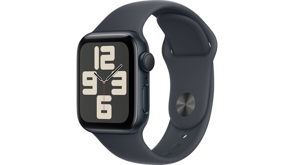 Apple Watch SE GPS 40mm Midnight Aluminium Case with Midnight Sport Band - M/L