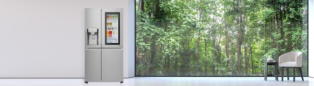 Tủ lạnh LG Inverter 601 lít GR-X247JS premium mặt chính diện