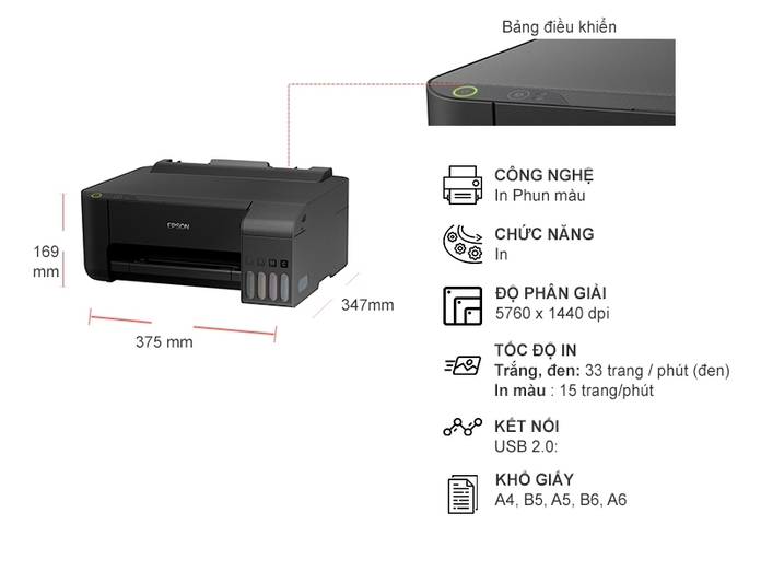 Impresora EcoTank L1110 Epson – maycom