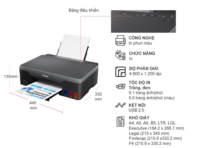 Máy in phun màu Canon G1020