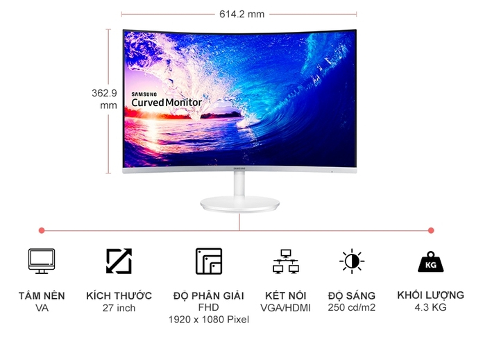 Man Hinh Vi Tinh Samsung Lc27f581fdexxv Chinh Hang Tại Nguyễn Kim
