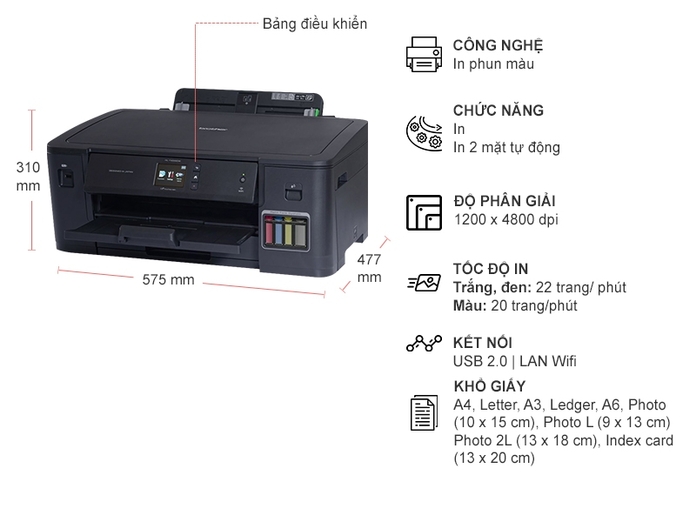 MÁY IN PHUN BROTHER HL-T4000DW