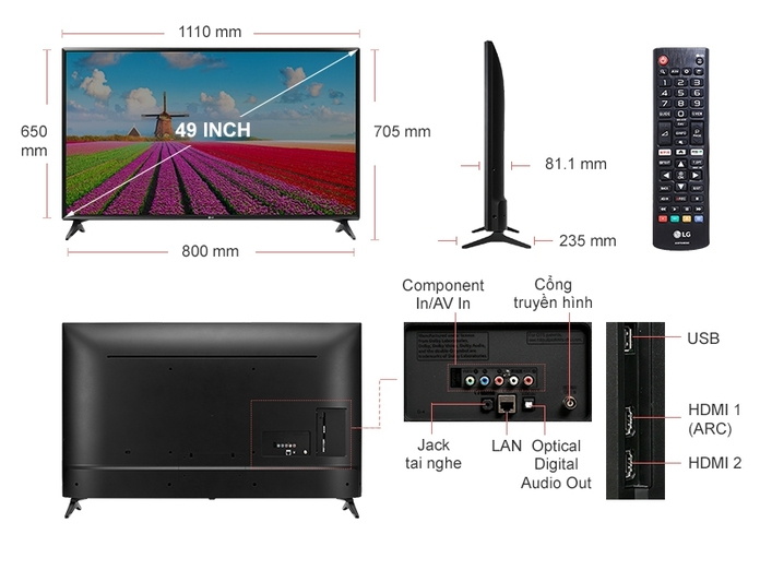 SMART TIVI LG 49 INCH 49LJ550T
