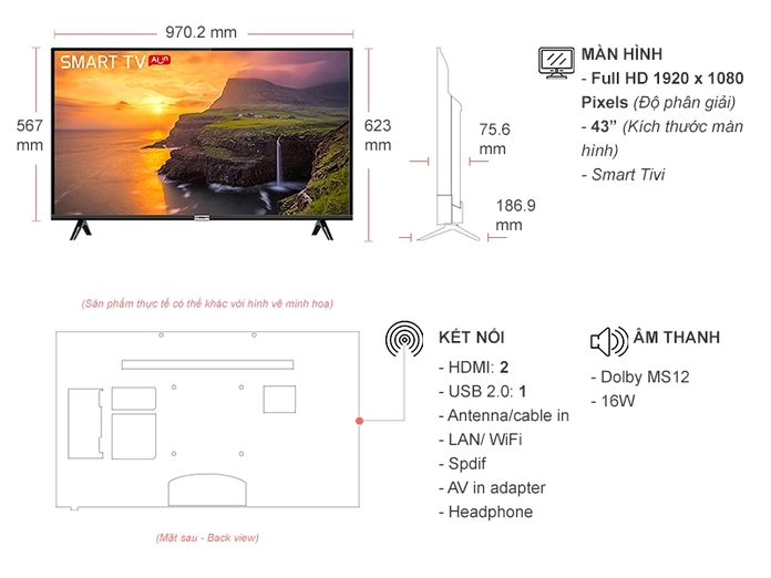 Android Tivi TCL 43 inch L43S6500