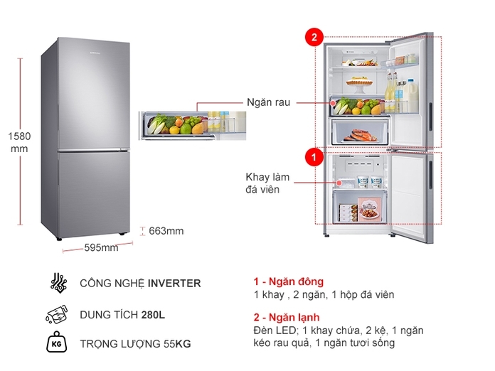 Tủ lạnh samsung rs62r5001m9 sv - Giá Tốt, Miễn Phí Vận Chuyển, Đủ Loại |  Shopee Việt Nam