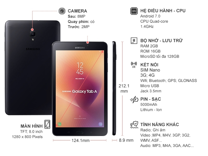 samsung galaxy tab a 8.0 t385