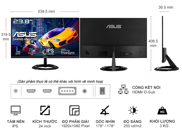 Asus vz249heg1r как настроить