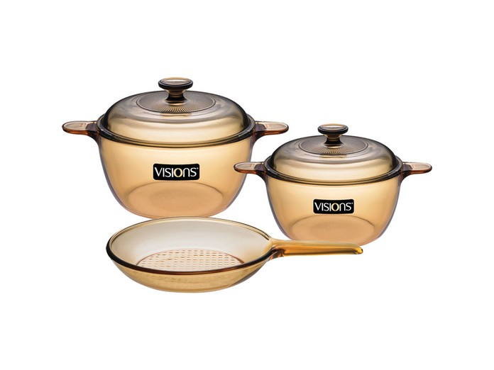 Bộ 3 nồi thủy tinh Visions VS-350