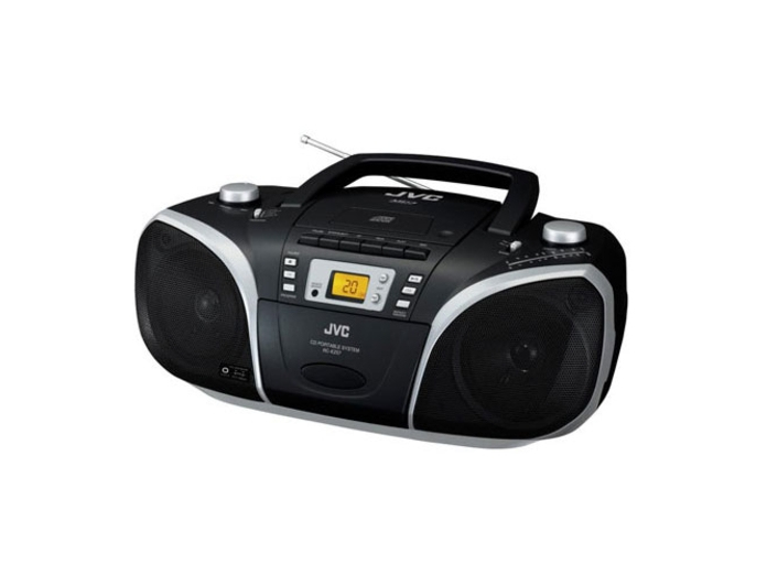 CASSETTE JVC RCEZ57B JVC Máy Radio Cassette Điện Tử Siêu thị