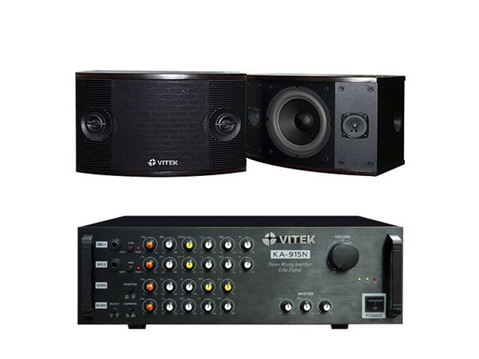 COMBO KARAOKE VITEK (LOA VITEK KS916N AMPLY VITEK KA915N) Siêu