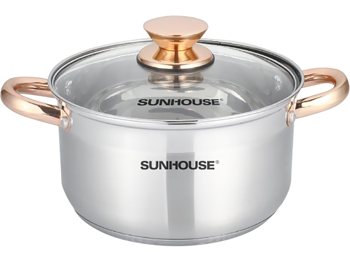 Nồi inox 5 đáy Sunhouse SHG24216 giá tốt tại Nguyễn Kim Nồi inox 5 đáy Sunhouse SHG24216 giá tốt tại Nguyễn Kim