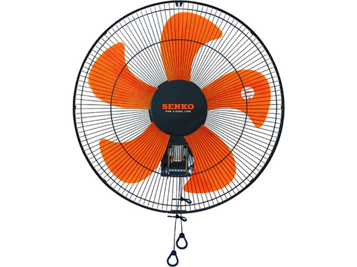 Quạt treo Senko TC1886 Đen cam chính diện