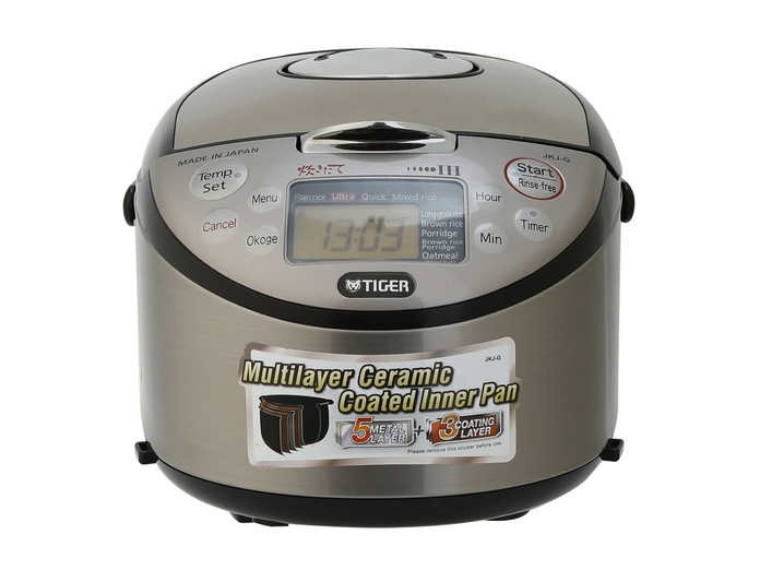 Nồi cơm điện Tiger JKJG10W 1 lít giảm giá hấp dẫn tại Nguyễn Kim