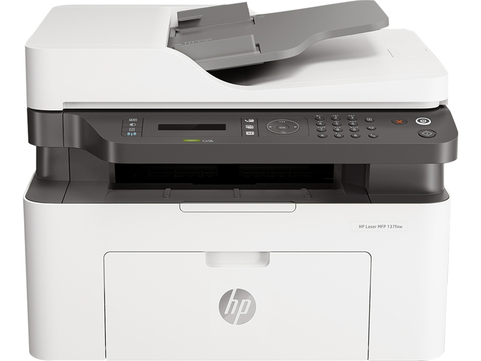 Máy in đa năng HP Laser MFP 137fnw 4ZB84A mặt chính diện Máy in đa năng HP Laser MFP 137fnw 4ZB84A mặt chính diện