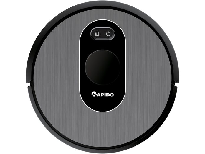 Robot hút bụi Rapido R6S mặt chính diện Robot hút bụi Rapido R6S mặt chính diện