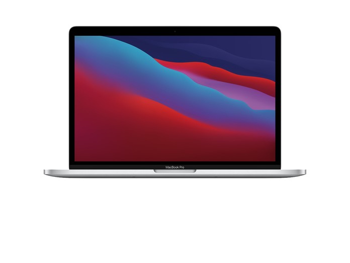 Laptop MacBook Pro M1 13.3 inch 256GB MYDA2SA/A Bạc mặt chính diện